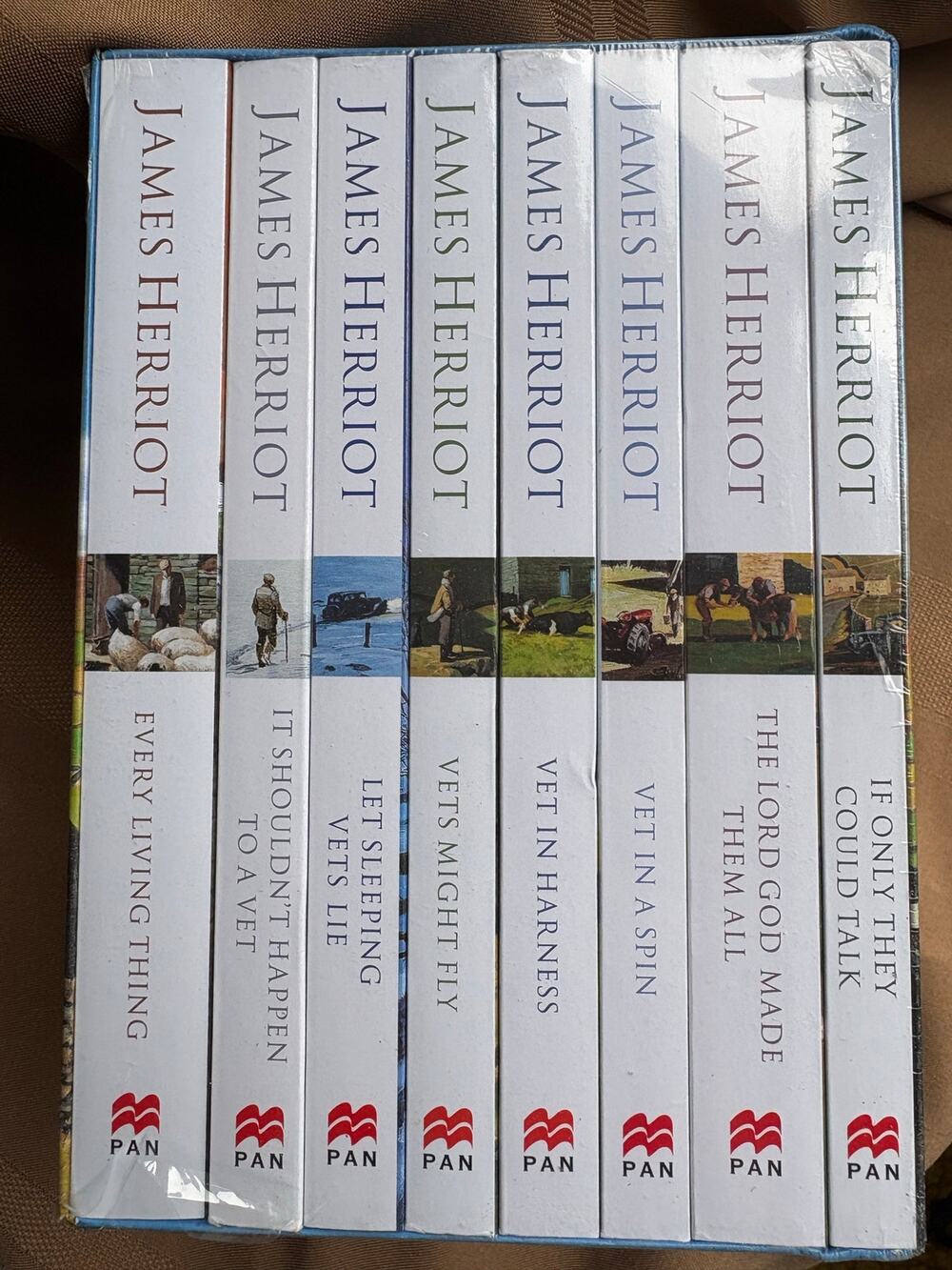 NEW SEALED Complete James Herriot 8 Book Box Set All Creatures Great & Small Pan